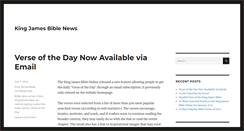 Desktop Screenshot of kingjamesonline.org